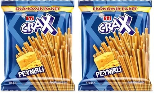 Eti Crax Peynirli Çubuk Kraker 175 g 2li paket