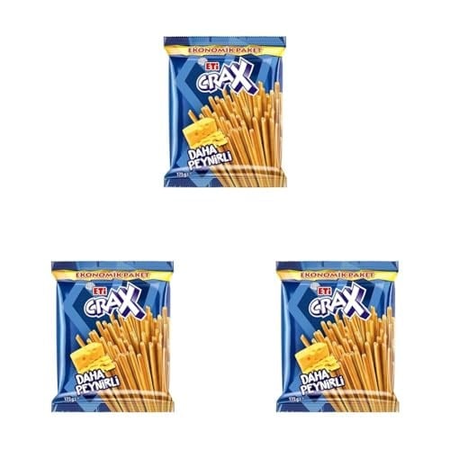 Eti Crax Peynirli Çubuk Kraker 175 g 3lü paket