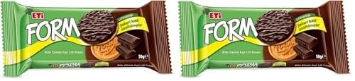 Eti Form Çikolata Kaplı Lifli Bisküvi 50 g 2li paket