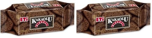 Eti Kakaolu Bisküvi 125 gr 2li paket