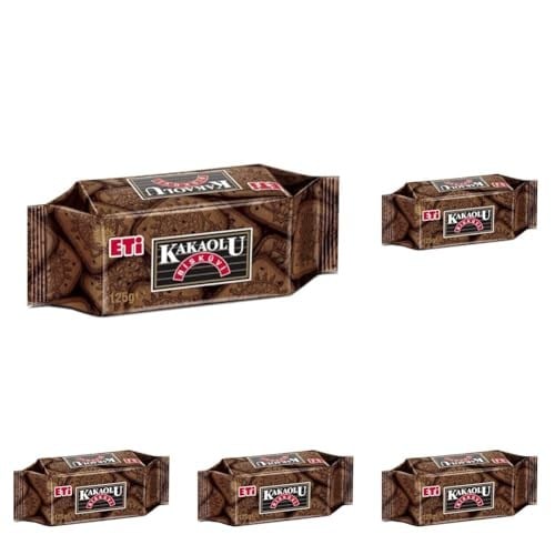 Eti Kakaolu Bisküvi 125 gr 5li paket