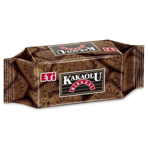 Eti Kakaolu Bisküvi 125 gr Tekli Paket