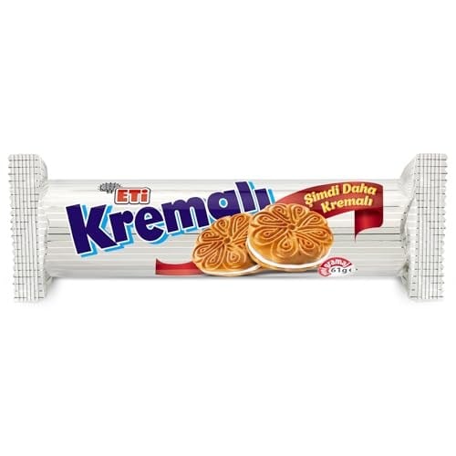 Eti Kremalı Bisküvi 61 g Tekli Paket