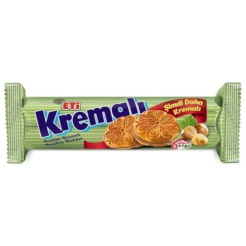 Eti Kremalı Fındıklı Bisküvi 61 g