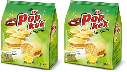 Eti Popkek Mini Limonlu Kek 180 g 2li paket