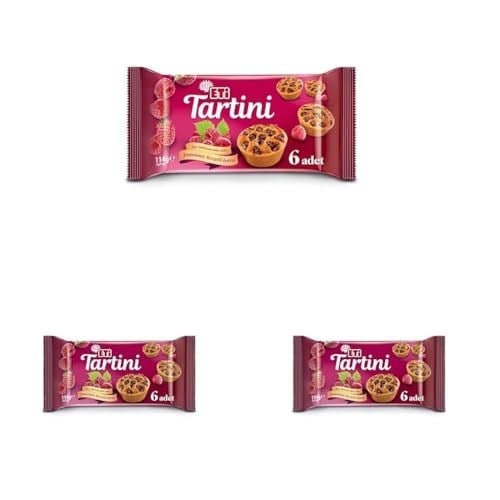 Eti Tartini Frambuazlı Turta 114 g 3lü paket