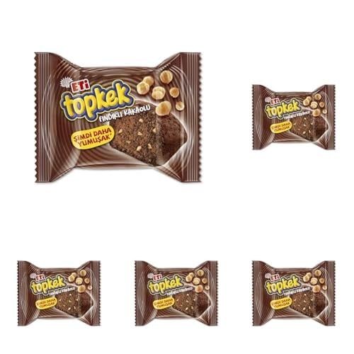 Eti Topkek Fındıklı Kakaolu Kek 35 g 5li paket