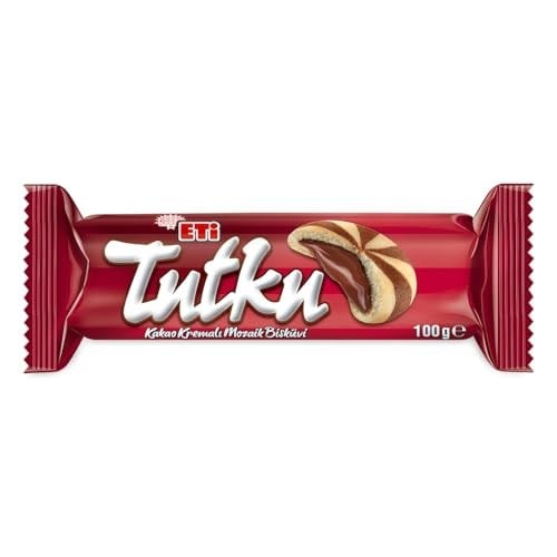 Eti Tutku Kakao Kremalı Mozaik Bisküvi 100 g x 24 Adet