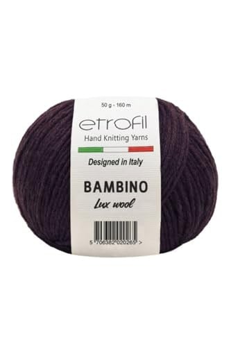 Etrofil Bambino Lux Wool 70317 - PATLICAN MORU