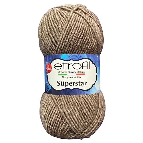 Etrofil SÜPERSTAR 77012-VİZON VİZON Polyester Ipli İpi Örgü İpi
