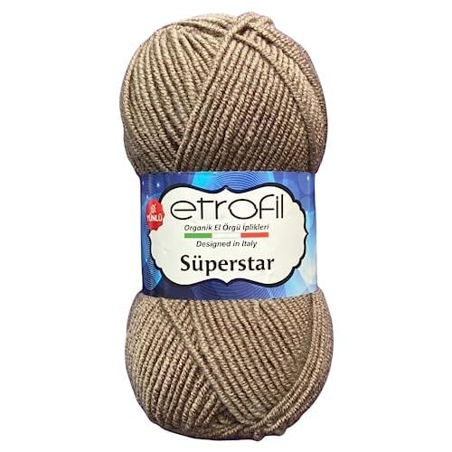 Etrofil SÜPERSTAR 77012-VİZON VİZON Polyester Ipli İpi Örgü İpi