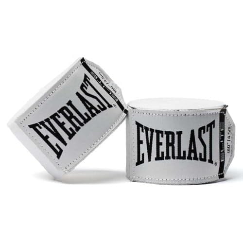 Everlast Elite Profesyonel El Sargıları, P00003324-180-İnç, Elit Beyaz - Seçenekler: 180-Inch, Extra Large