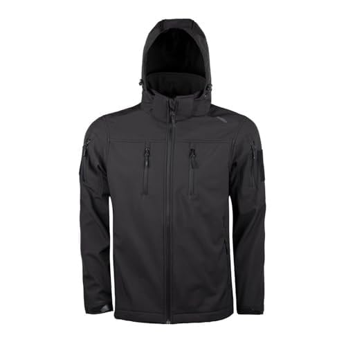EVOLİTE ALPHA TACTİCAL SOFTSHELL ERKEK OUTDOOR MONT SİYAH