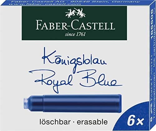 Faber-Castell Dk Kartuş, Royal Mavi, 6'lı