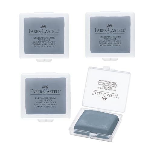 Faber - Castell Hamur Silgi Plastik Kutulu Gri