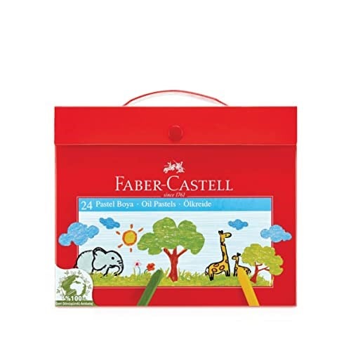Faber-Castell Karton Çantalı Pastel Boya 24'lü