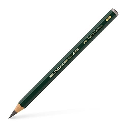 Faber-Castell Kurşun kalem, kauçuk uçlu, sertlik derecesi HB Jumbo 2B