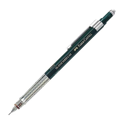 Faber-Castell Vario Lüx Versatil Kalem, 0.5 mm Uç, Sertlik Ayarlı Metal Uç, Silgili, Ergonomik Tutuş, Yeşil - Seçenekler: 0.5, 0.3-0.35, 0.9-10