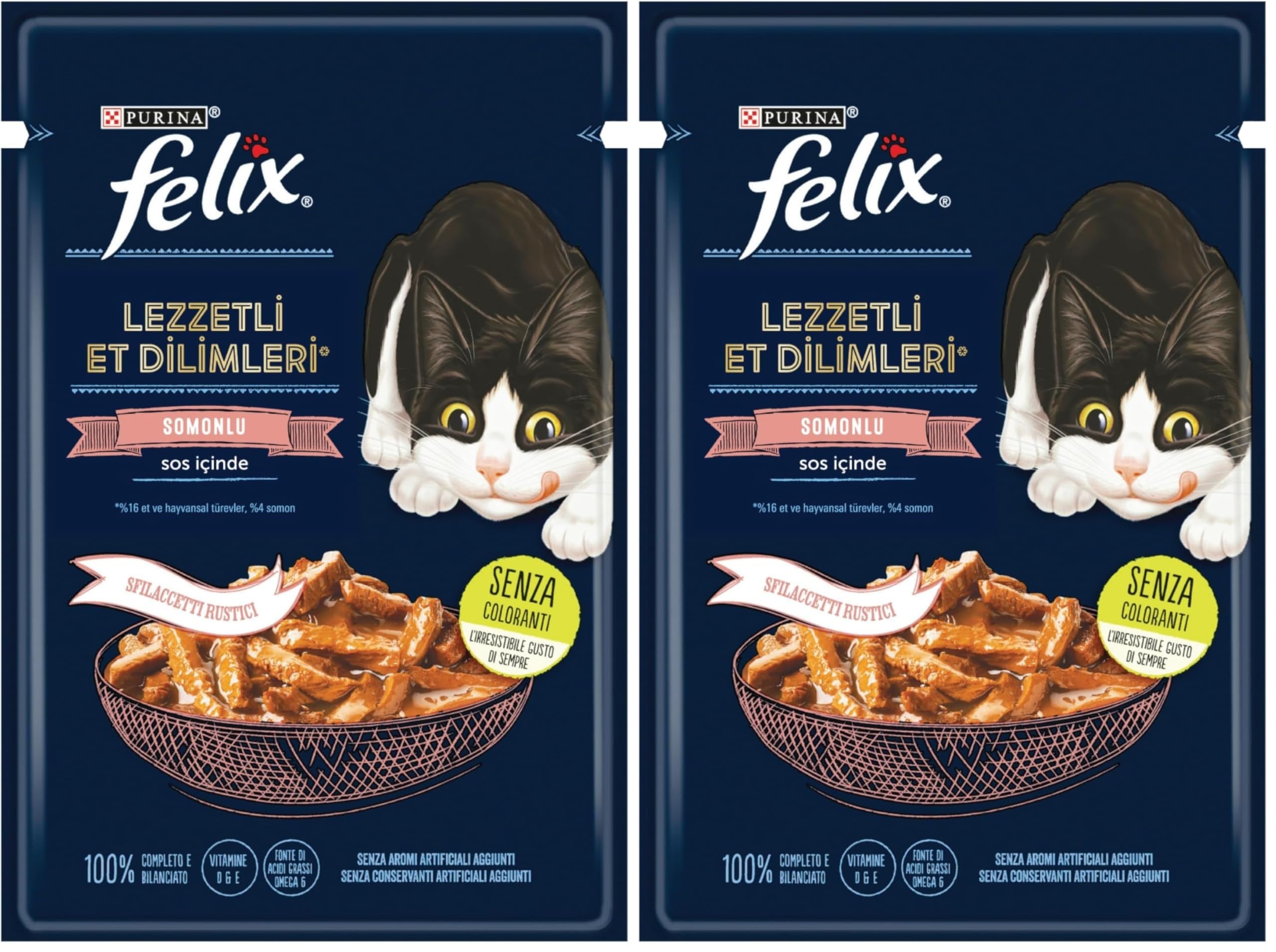 Felix Lezzetli Dilimler Somonlu 80 Gr 2li paket