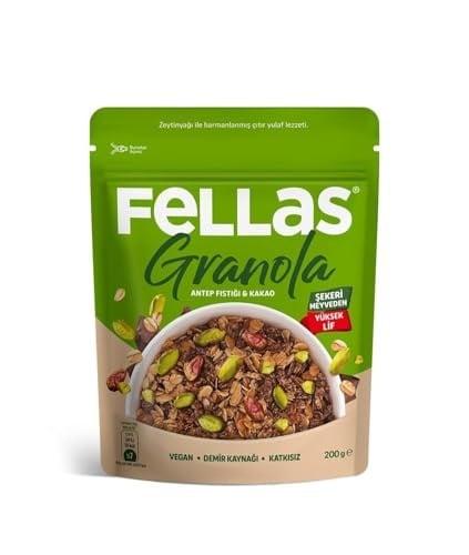 Fellas Granola Antep Fıstığı ve Kakao 200 gr