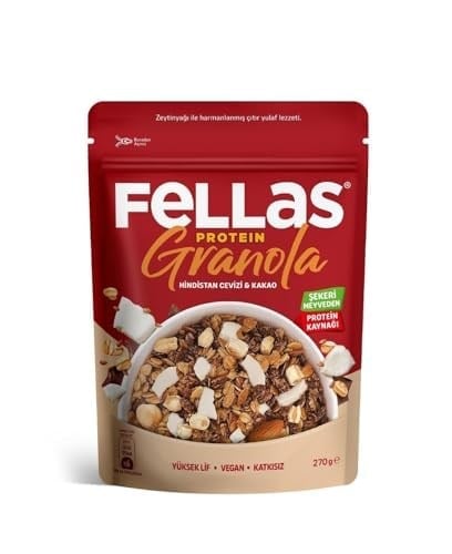 Fellas Protein Granola Hindistan Cevizi ve Kakao 270 gr