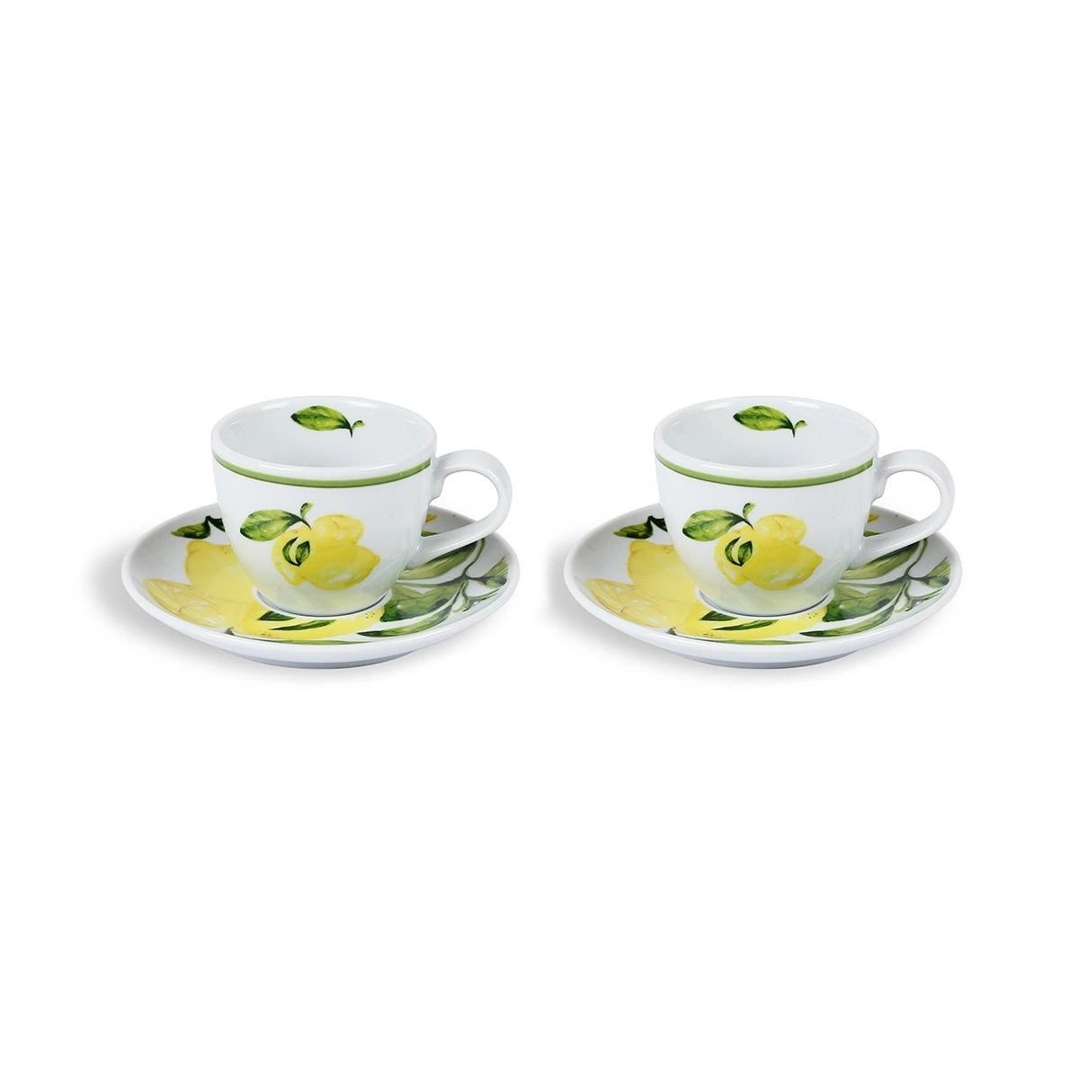 Fern&Co Citrus Collection Porselen 2 Li Türk Kahvesi Seti /hediye Kutulu