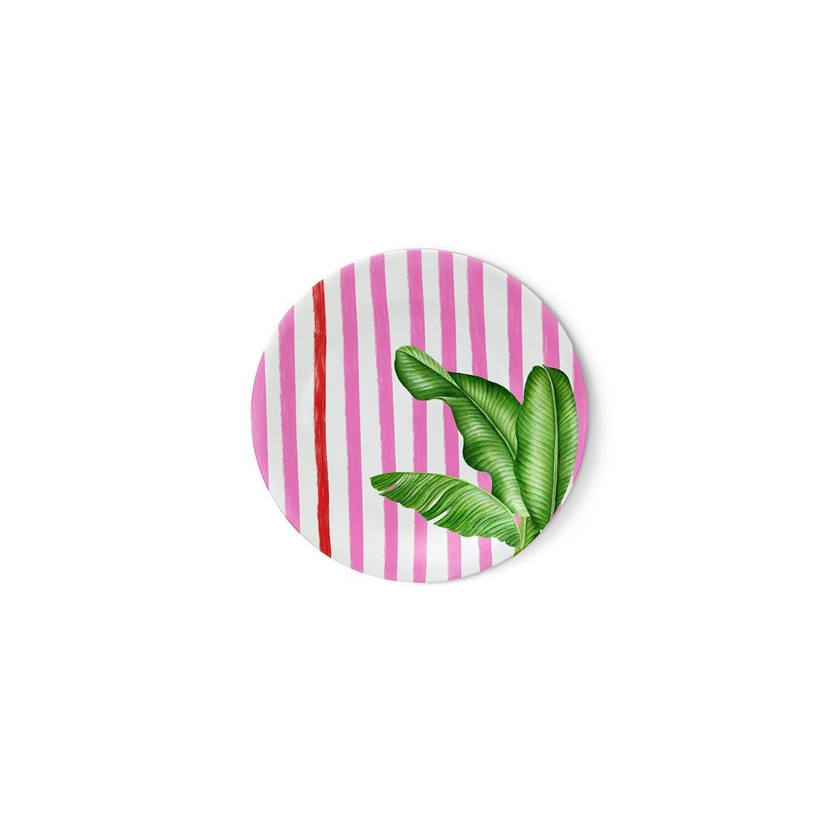Fern&Co Miami Pink Beach Collection Küçük Tabak 4 Lü Set