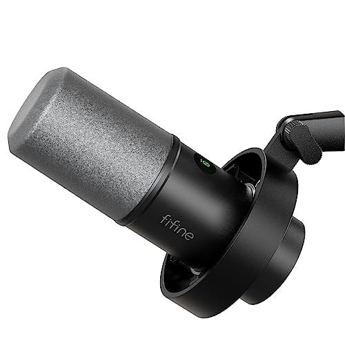 Fifine K688 USB - XLR Dinamik Yayıncı Youtuber Bilgisayar Oyuncu Stüdyo Mikrofonu
