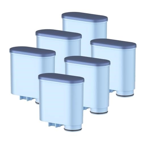 Filswa Philips Aqua Clean tam otomatik kahve makinesi ile uyumlu su filtresi, Philips 3100, 4000, 5000, Saeco, LatteGo, Gaggia - CA6707, CA6903 kireç ve su filtresi için yedek (6 adet)