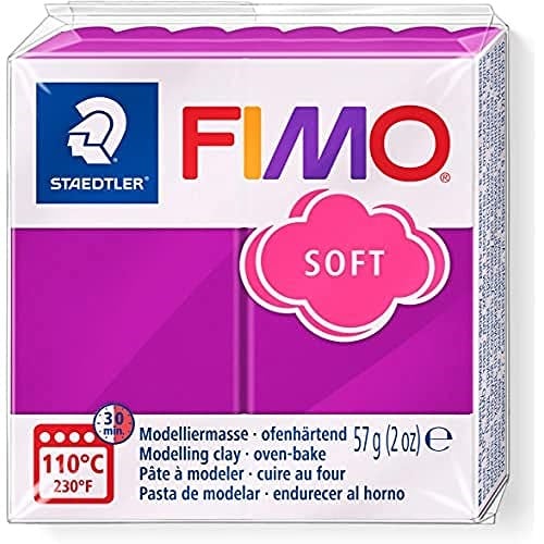Fimo 8020-61 Fimo Soft Modelleme Kili 57 gr. Mor Menekşe