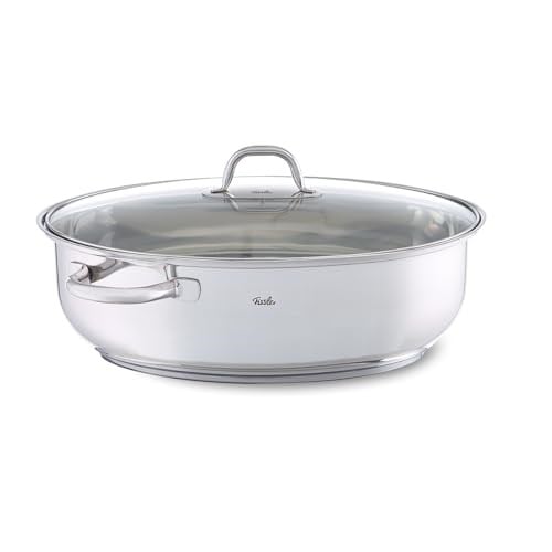 Fissler 033 – 701 – 38 – 000/0 Edelstahlbraeter indüksiyon, 38 cm Kızartma Tavası, 45 x 36,5 x 14,5 cm