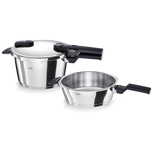 Fissler Vitaquick Glossy Düdüklü Tencere 4,5+2,5 Litre