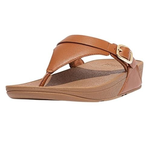 Fitflop Lulu ayarlanabilir deri parmak postası SandaletKadın