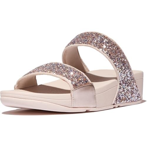 Fitflop Lulu Multi-tonal Glitter Slides SandaletKadın