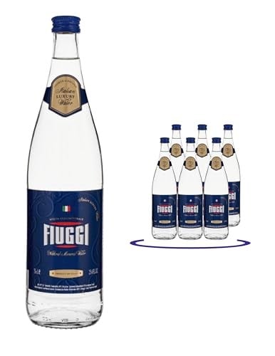 FIUGGI Sparkling(Gazlı) Doğal Mineralli Su 750 ML x 6