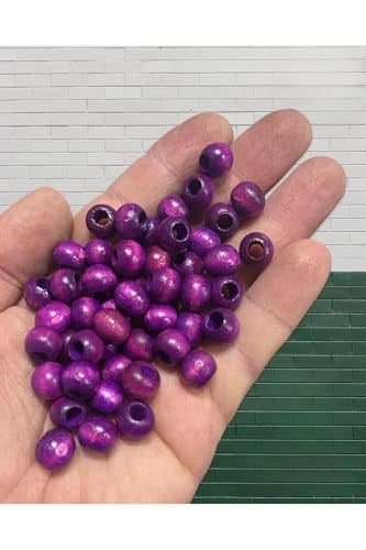 Flea Market Ekonomik Paket 1 Kilo 10mm Ahşap, Eko1KG10LİLAA