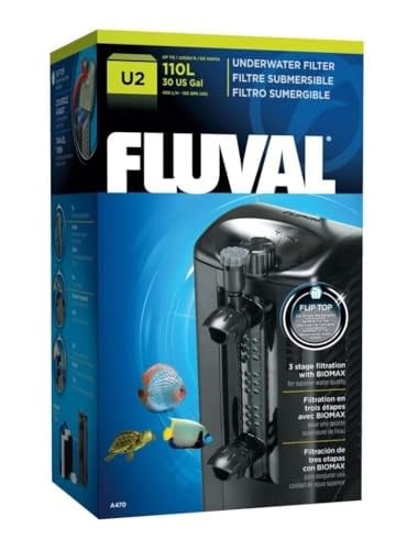Fluval U2 iç filtre, 45 ila 110 l akvaryumlar için, 5 W