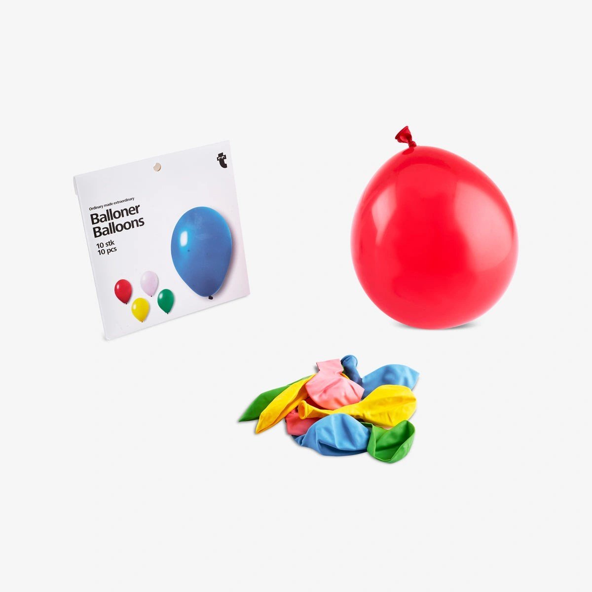 Flying Tiger Copenhagen 10'lu Standart Balon Seti