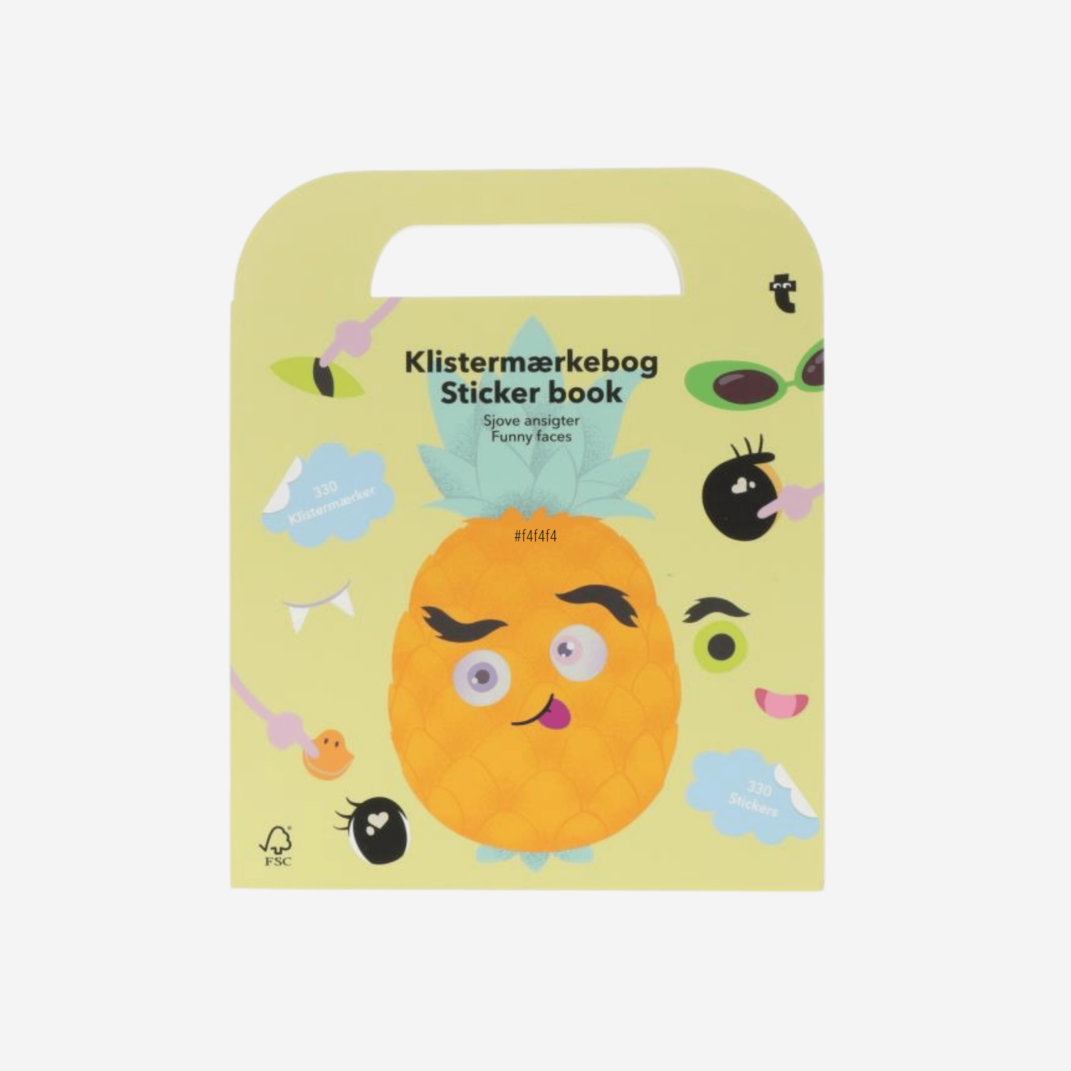 Flying Tiger Copenhagen Eğlenceli Yüzler Sticker Kitabı