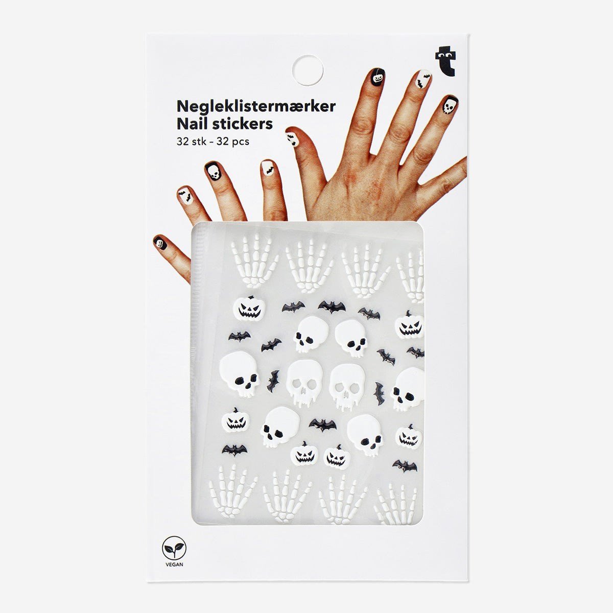Flying Tiger Copenhagen Halloween Temalı Tırnak Sticker Seti