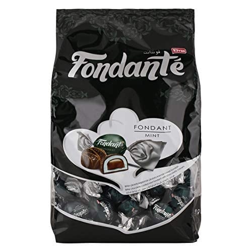Fondante Çikolata Dolgulu Naneli 1000 Gr. (1 Poşet)