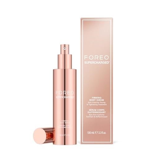 FOREO SUPERCHARGED Vücut Serumu, 100 mL - İletken ve Sıkılaştırıcı - Selülit Karşıtı - Yaşlanma Karşıtı Vücut Bakımı - 8 çeşit Hyaluronik Asit - Dermatolojik Olarak Test Edilmiştir - Tüm Cilt Tipleri