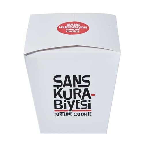Fortune Cookie/Şans Kurabiyesi 10'lu Kutu (Hazır Dilekler/Fallar)