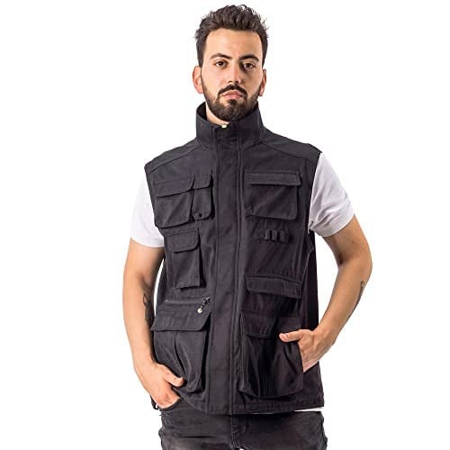 Free Camp Vest Erkek Balıkçı Yelek SİYAH M