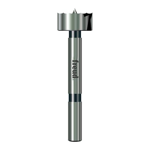 Freud PB-007 hassas makas, 2,5 cm x 1,9 cm şaft, tırtıklı kenar, Forstner matkap ucu, çok renkli
