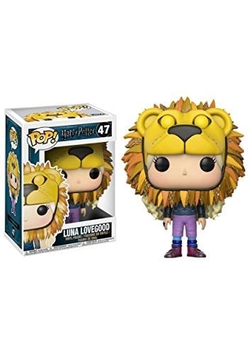 Funko Fgr-POP Harry Potter, Luna Lovegood w/Lion Head