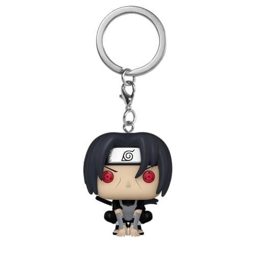 Funko Pop! Anahtarlık: Naruto - Itachi Uchiha - (Moonlit) - Vinil Mini Figür Koleksiyon Orijinal Anahtarlık - Çorap Dolgusu - Hediye Fikri - Resmi Ürün - Anime Hayranları - Mini figür