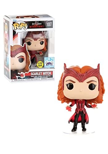 Funko Pop! Marvel: Doctor Strange in The Multiverse of Madness - Scarlet Witch (Glows in The Dark) (Special Edition) #1007 Bobble-Head Vinil Figür