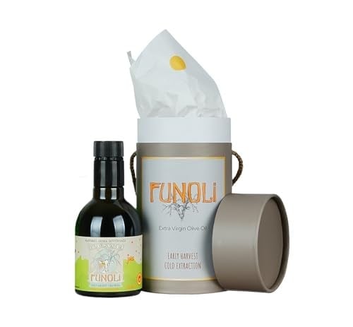 Funoli Jus Natürel Sızma Zeytinyağı, Özel Kutulu, Süper Hediye, 770 mg/kg Yüksek Polifenol, Memecik, Milas, Avrupa Konseyi Coğrafi İşareti, PDO, 250 ml, Sınırlı Sayıda Üretilmiştir