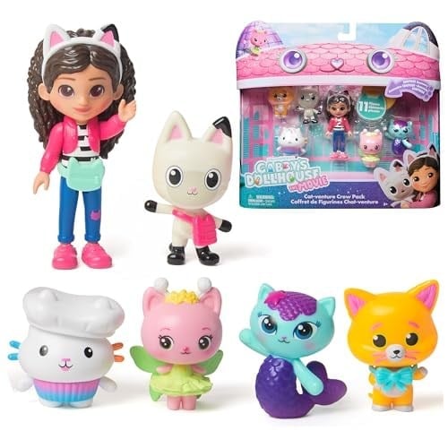 Gabbys Dollhouse Gabby`Nin Hayal Evi Filmi Coklu Figur Seti
